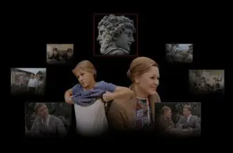 Кадры из фильма "Москва слезам не верит" и изображение статуи Двуликого Януса во главе
